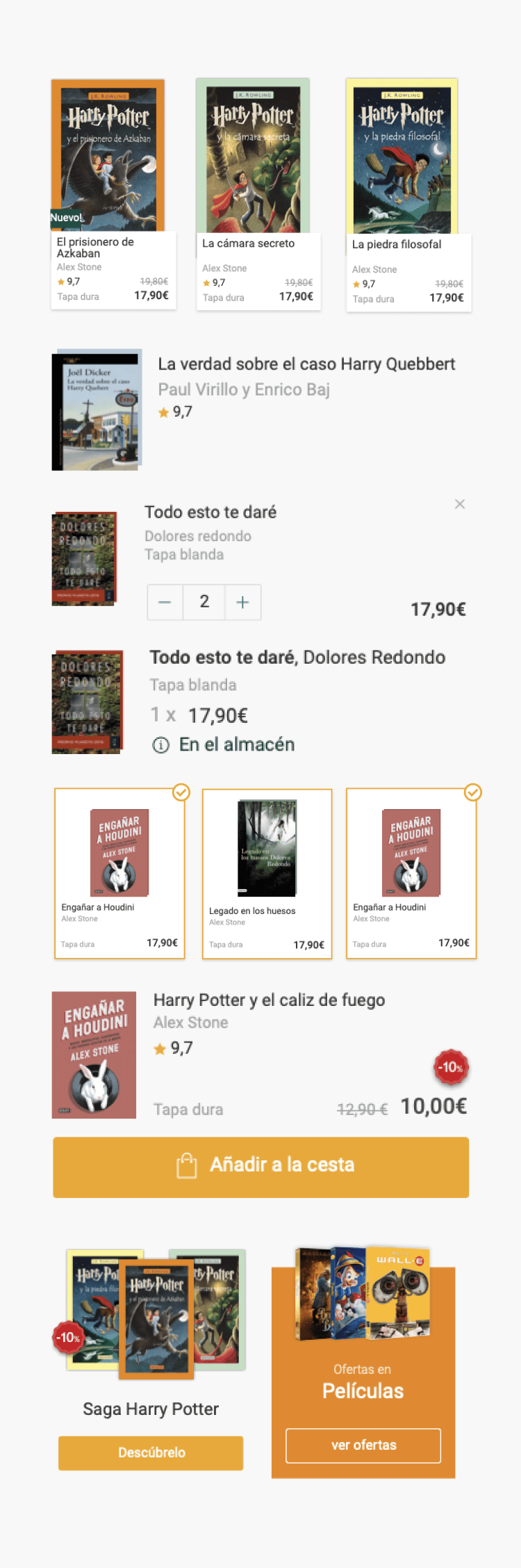 book covers ecommerce